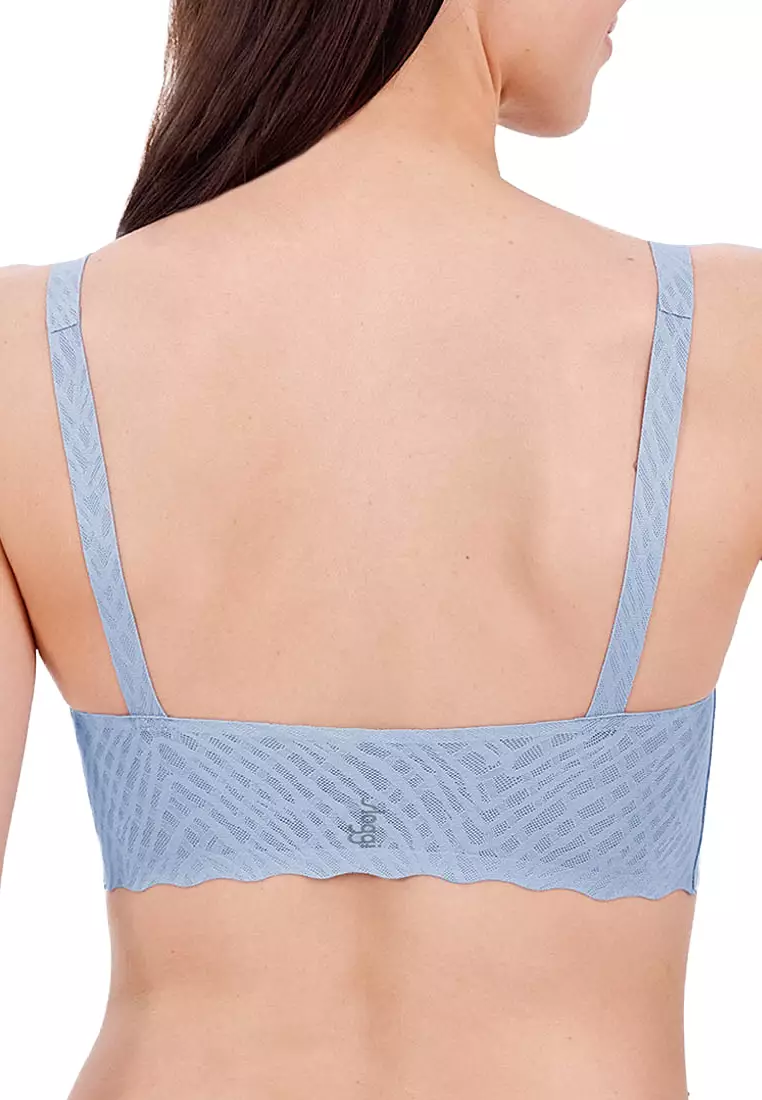 Sloggi ZERO Feel Bliss Top Bra for Women - Bluish Gray