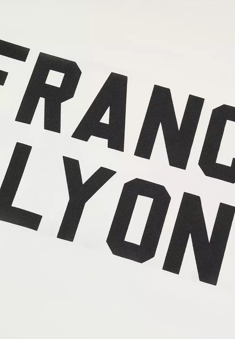 男裝 LOGO 復古風格寬鬆落肩T裇