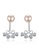 Rouse silver S925 Bow Geometric Stud Earrings 8EE7DAC2F338C5GS_1