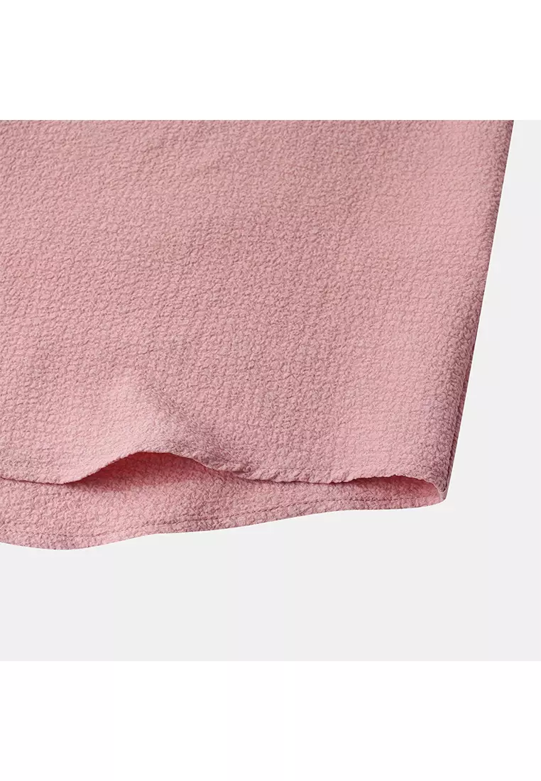 Solid Color Short-Sleeved Shirt YL-A89