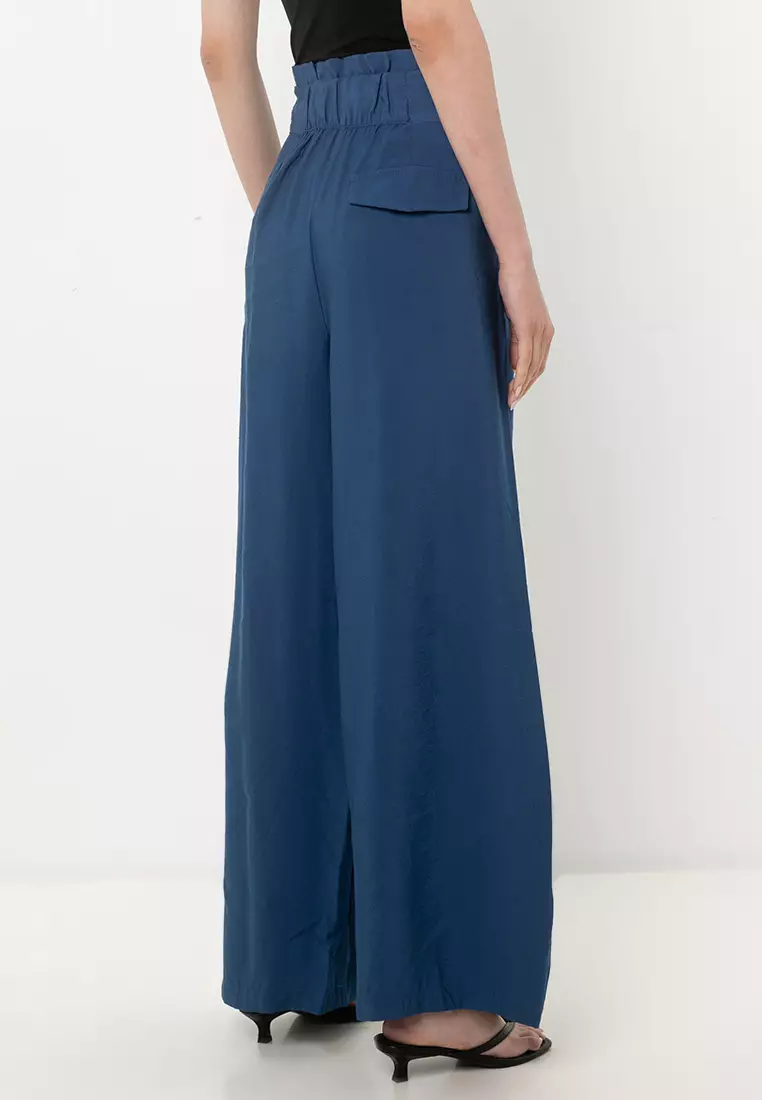 Bershka Wide-Leg Rustic Trousers 2025 | Buy Bershka Online