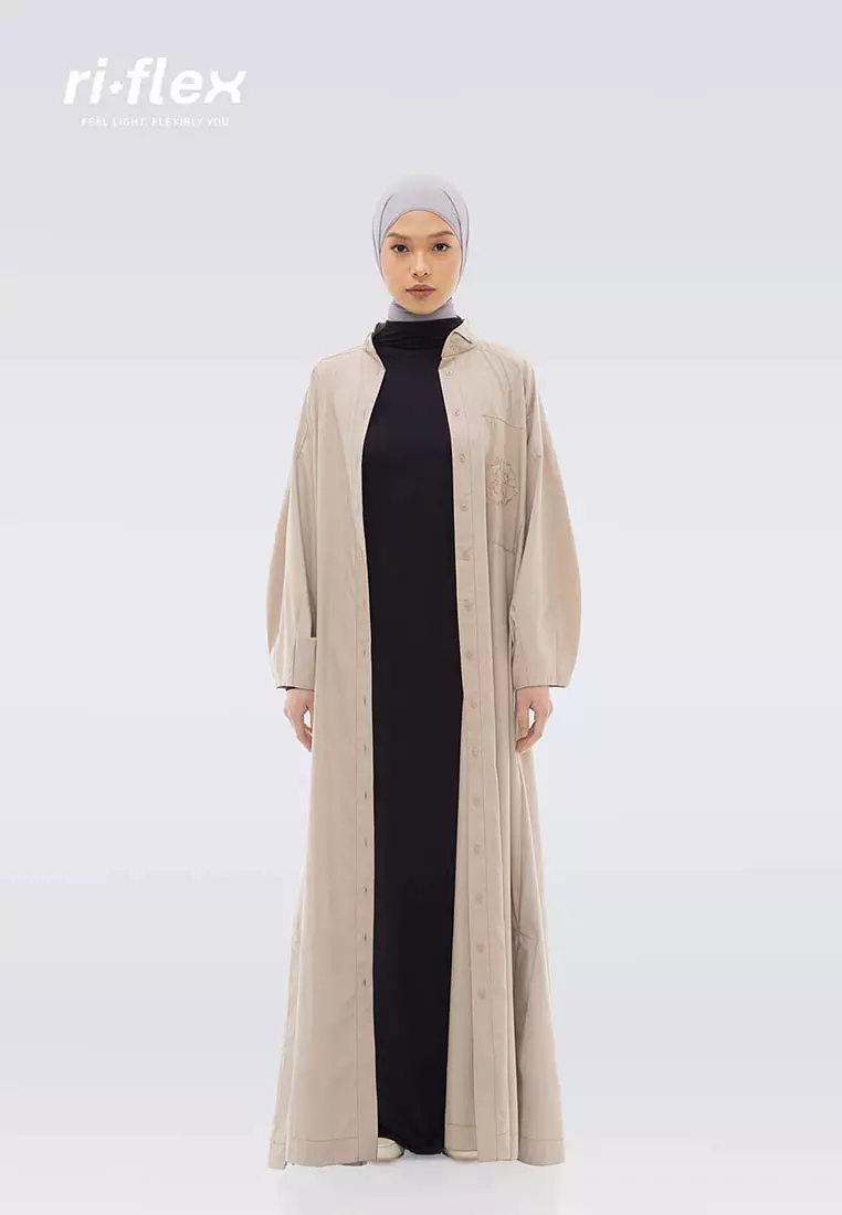 Ria Miranda Black Comfy Long Sleeve Dress