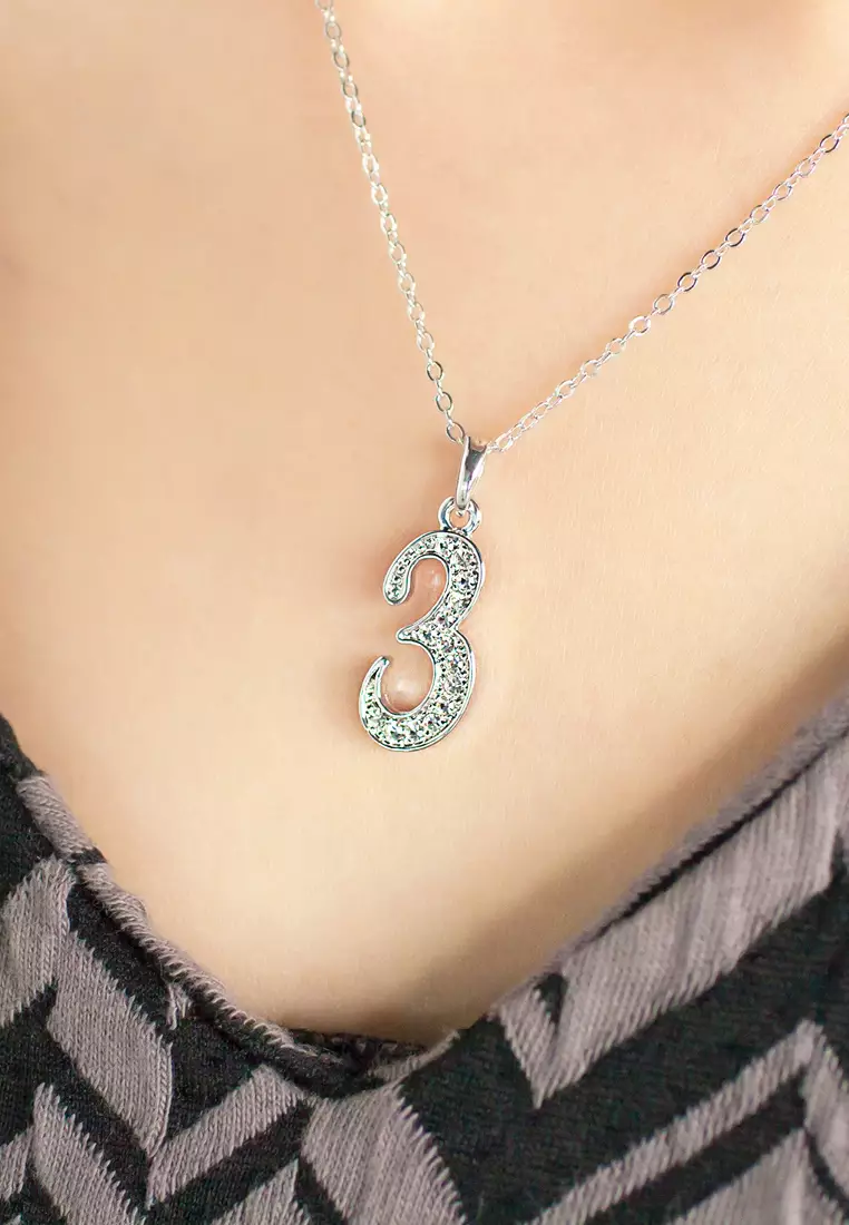 Personalised Collection Numeric Necklace - No.3