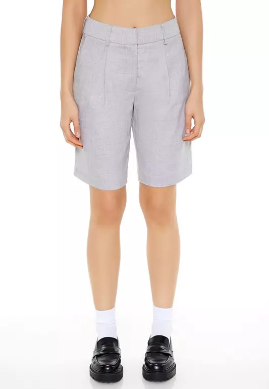 High-Rise Bermuda Trouser Shorts