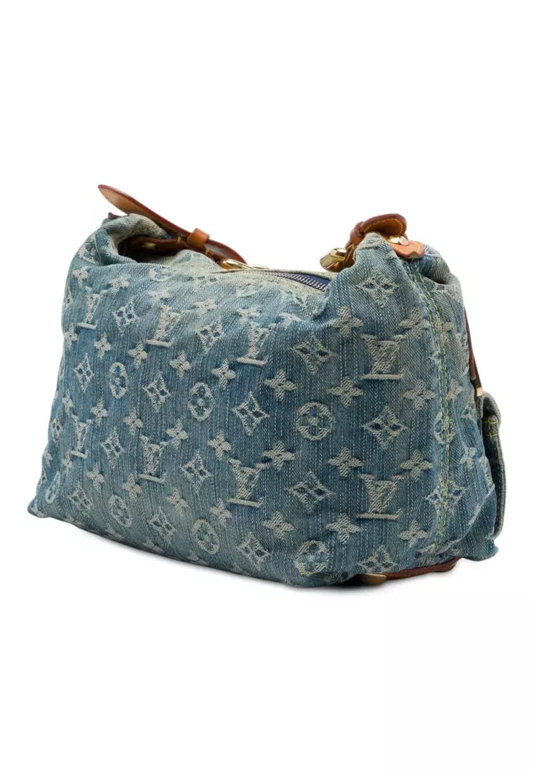 Pre-Loved Louis Vuitton Monogram Denim Baggy Pm