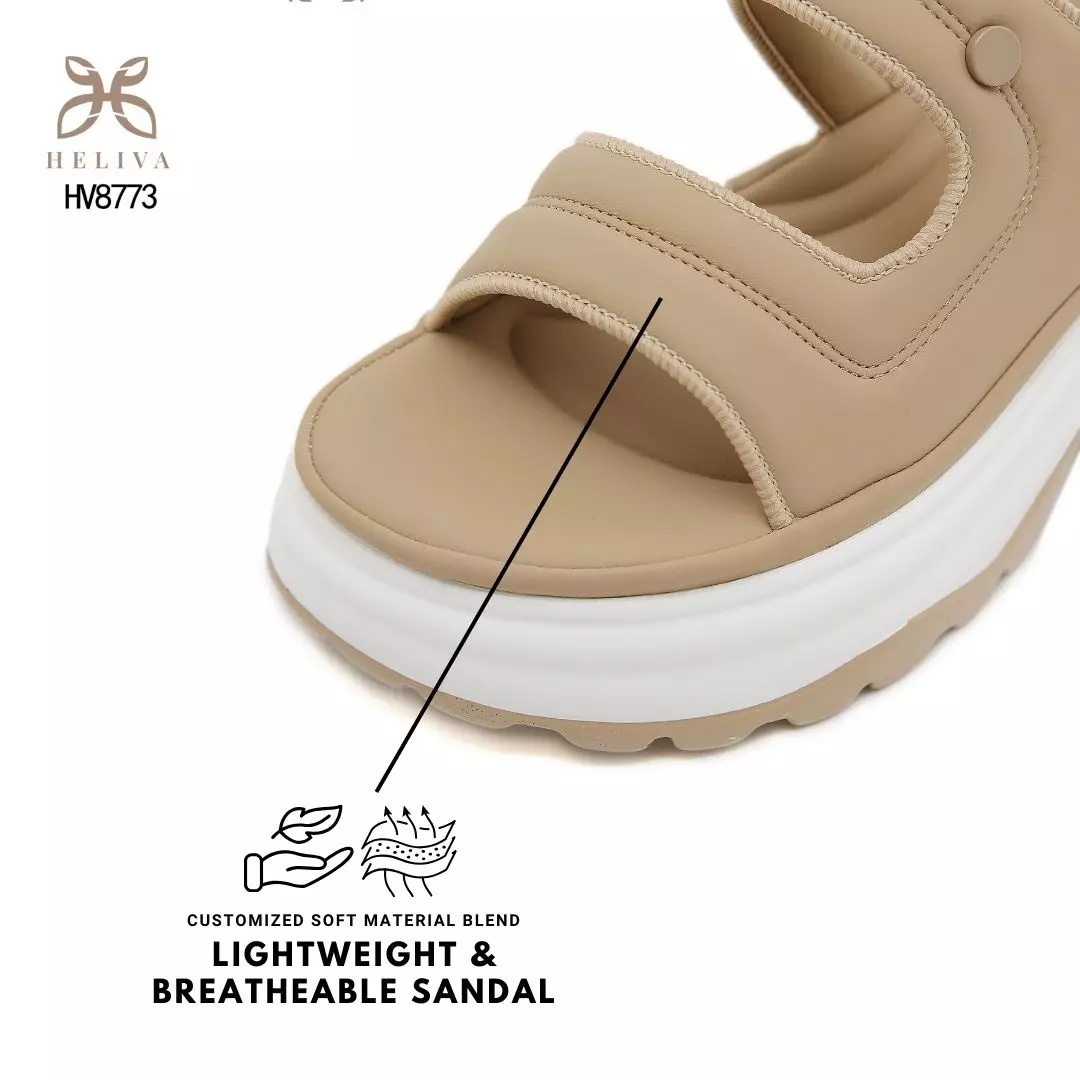 Heliva Lucy Dual-Strap Elevated Slides for Everyday Luxe HV8773