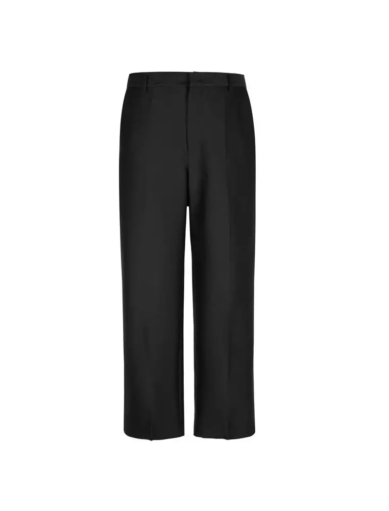 Straight Cut Ankle-Length Pants