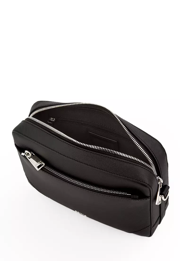 Black Stefano Small Crossbody Bag