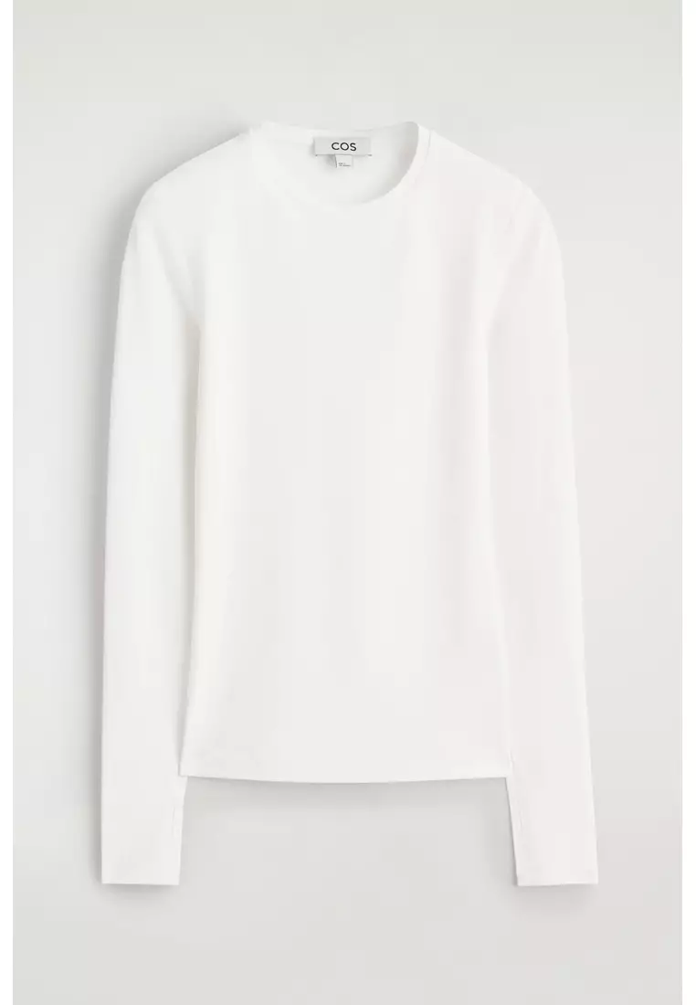 COTTON LONG-SLEEVED TOP