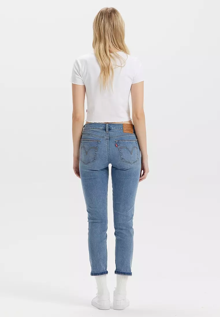 Levi’s® Women's Baggy Dad Mid-Rise Loose Straight Leg Performance Cool Jeans