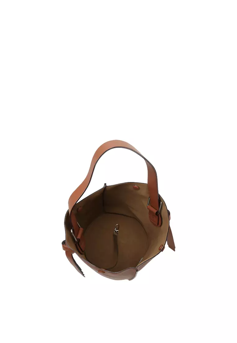 ORUKAMI ORUKAMI Knots Bucket Bag - Caramel