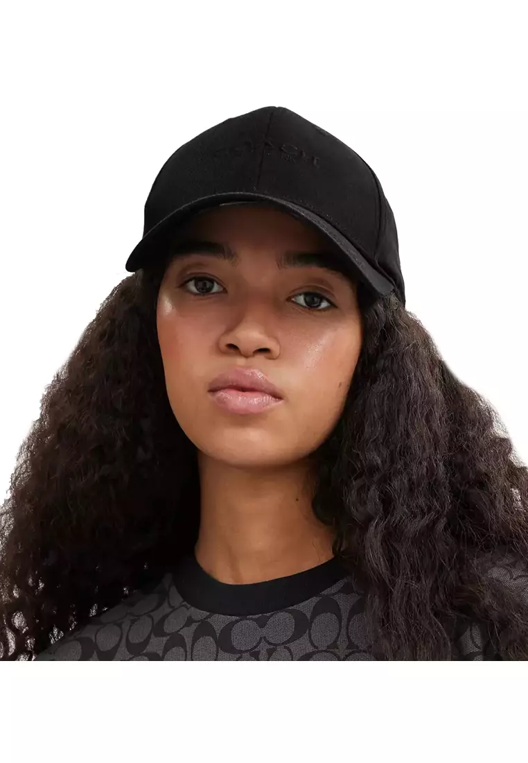 Embroidered Baseball Hat - Black