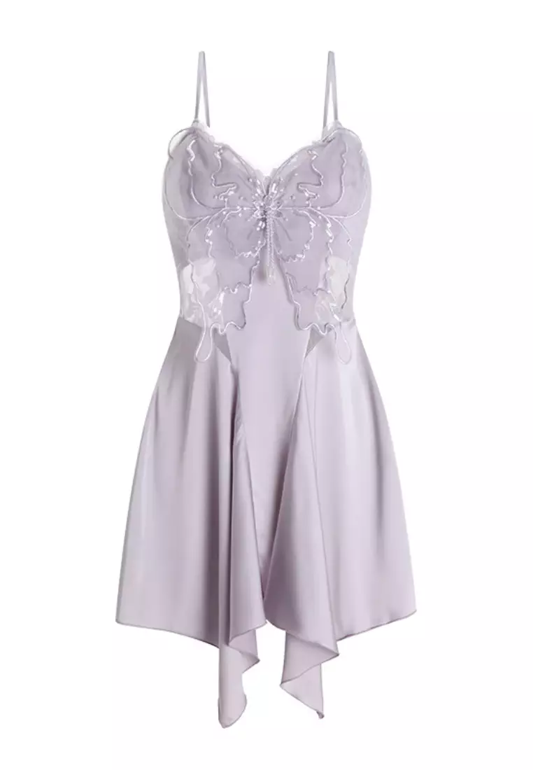 Buy Sunnydaysweety New style butterfly ice silk sling backless