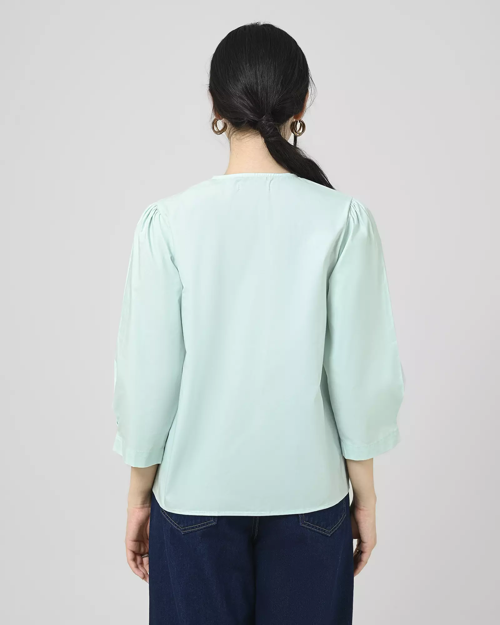 Geulis.id SAIKA BLOUSE - Mint
