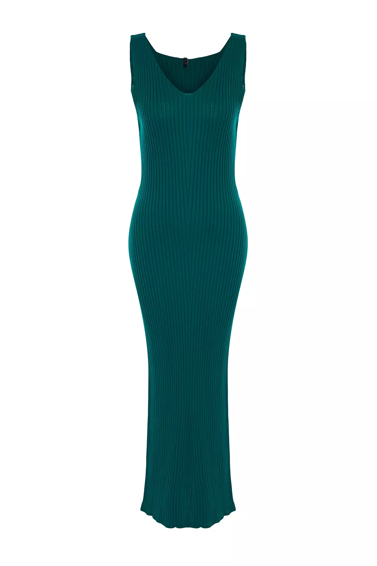 Green Midi Knitted Sweater-Dress Set TWOAW25EL00060