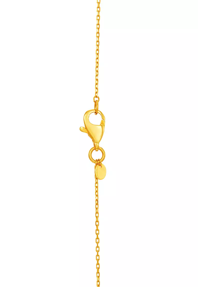 HABIB Oro Italia 916 Yellow and White Gold Necklace GC27570422(5YW)-BI (22K Gold)