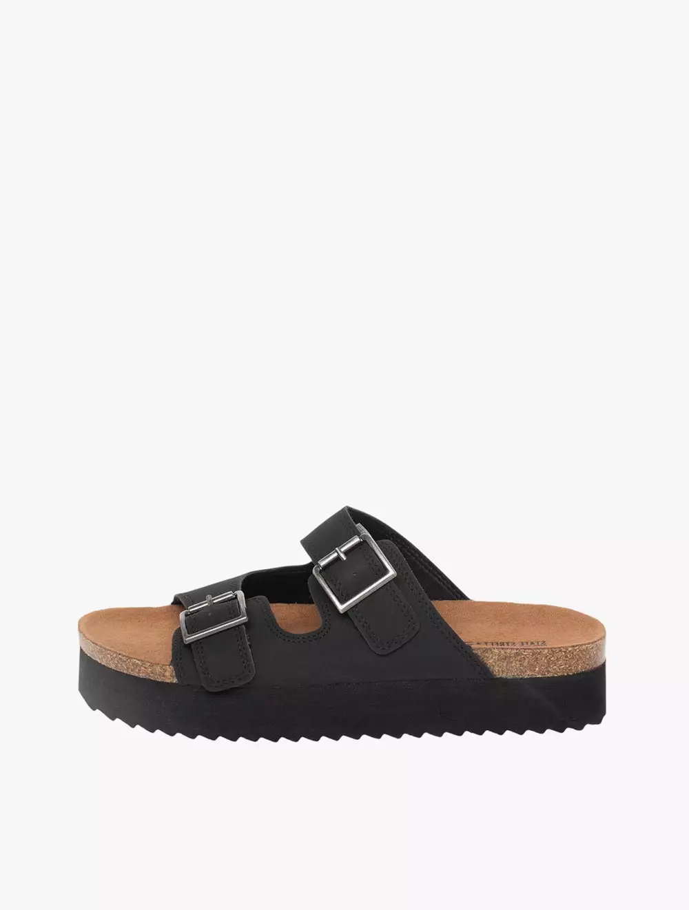 Payless State Street Womens Robyn Slide Footbed - Black_05