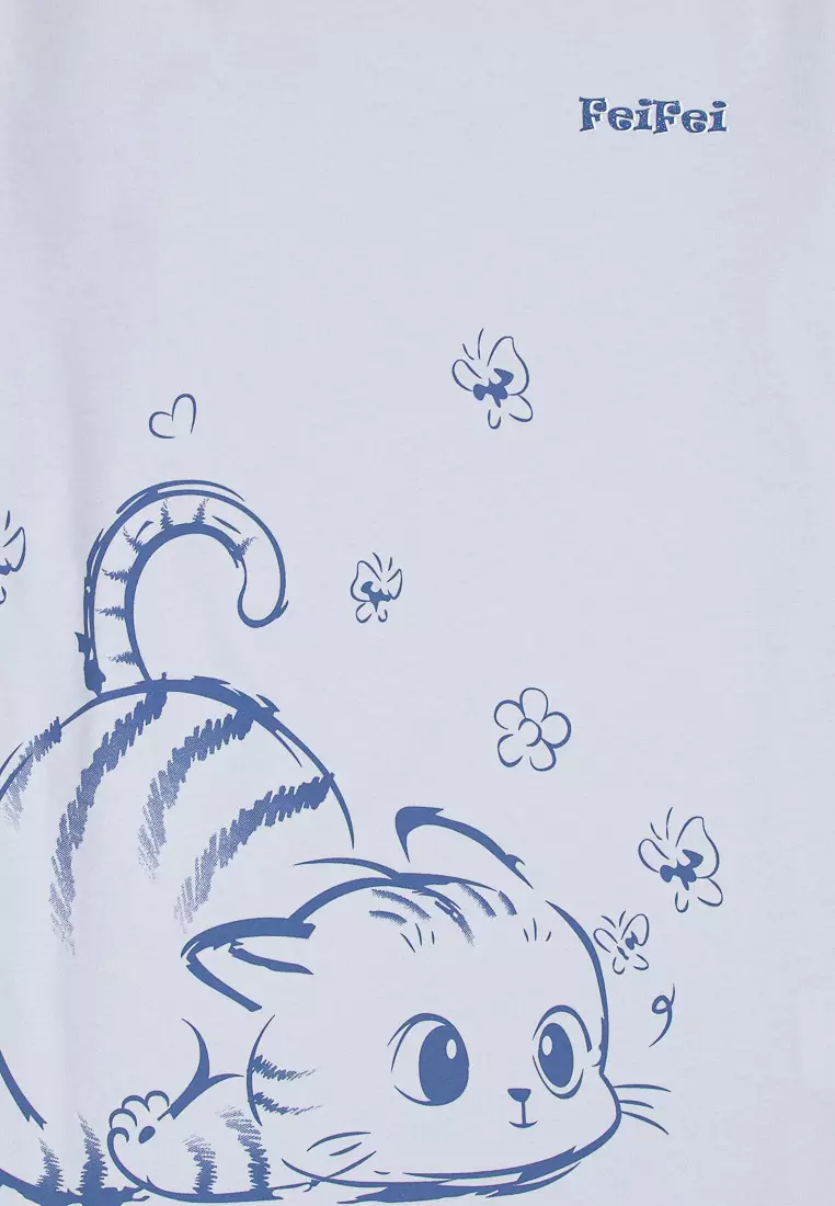 Girls' FeiFei The Cat T-Shirt
