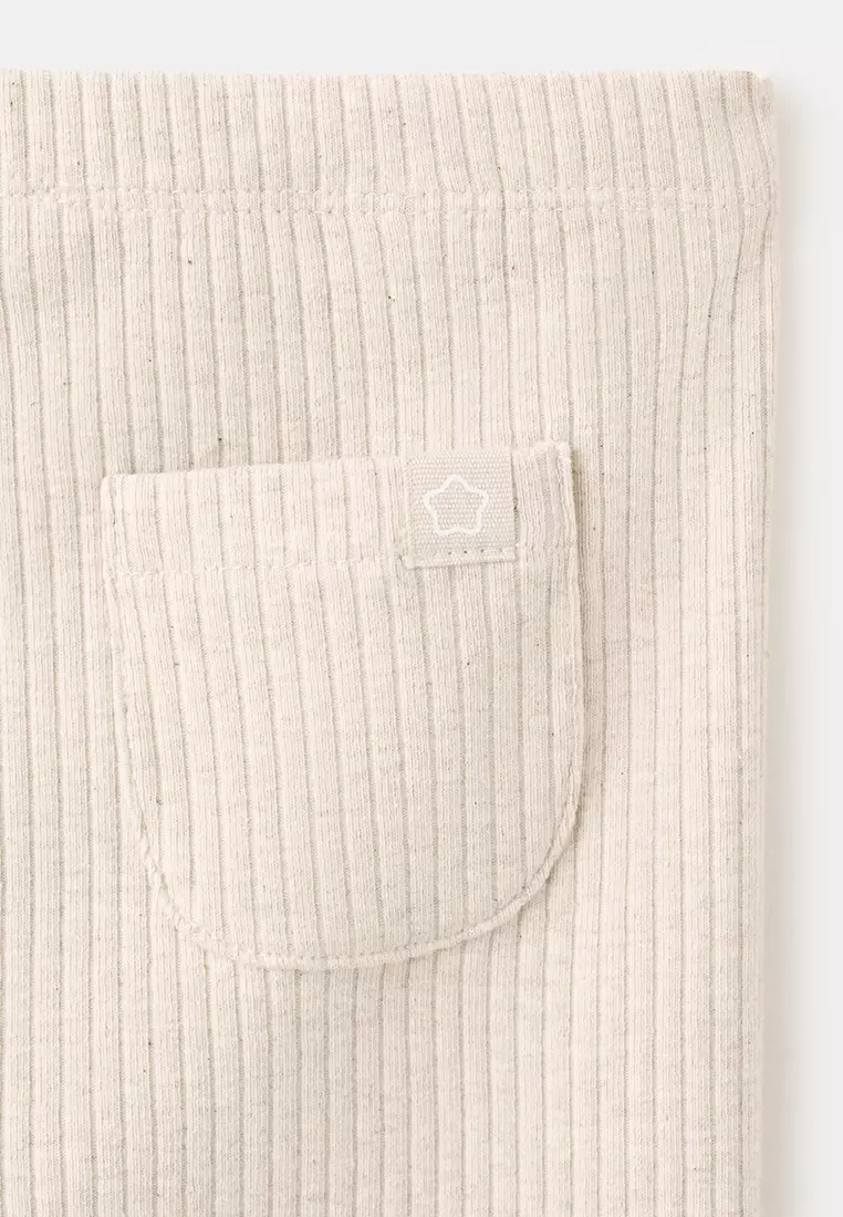 Cotton Ribbed Leggings