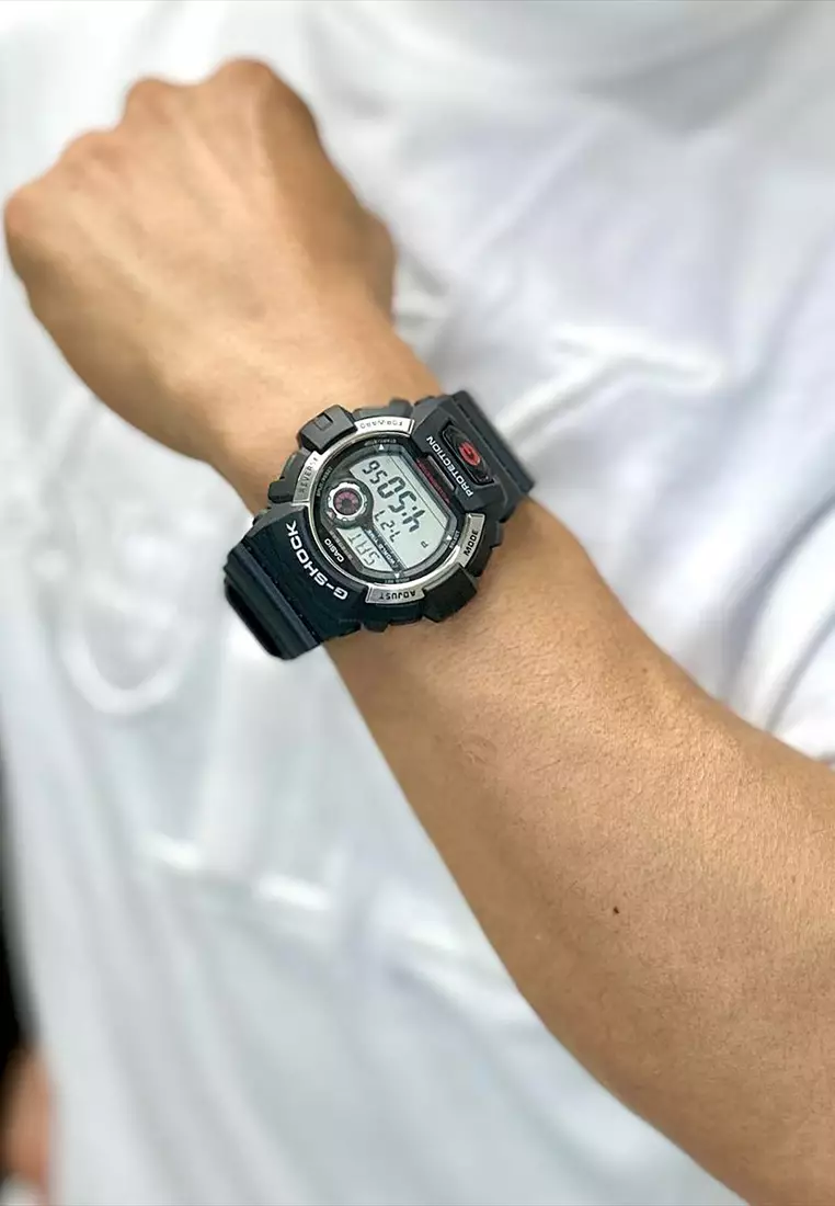 Men Digital Watch G-8900S-1 Black Resin Strap
