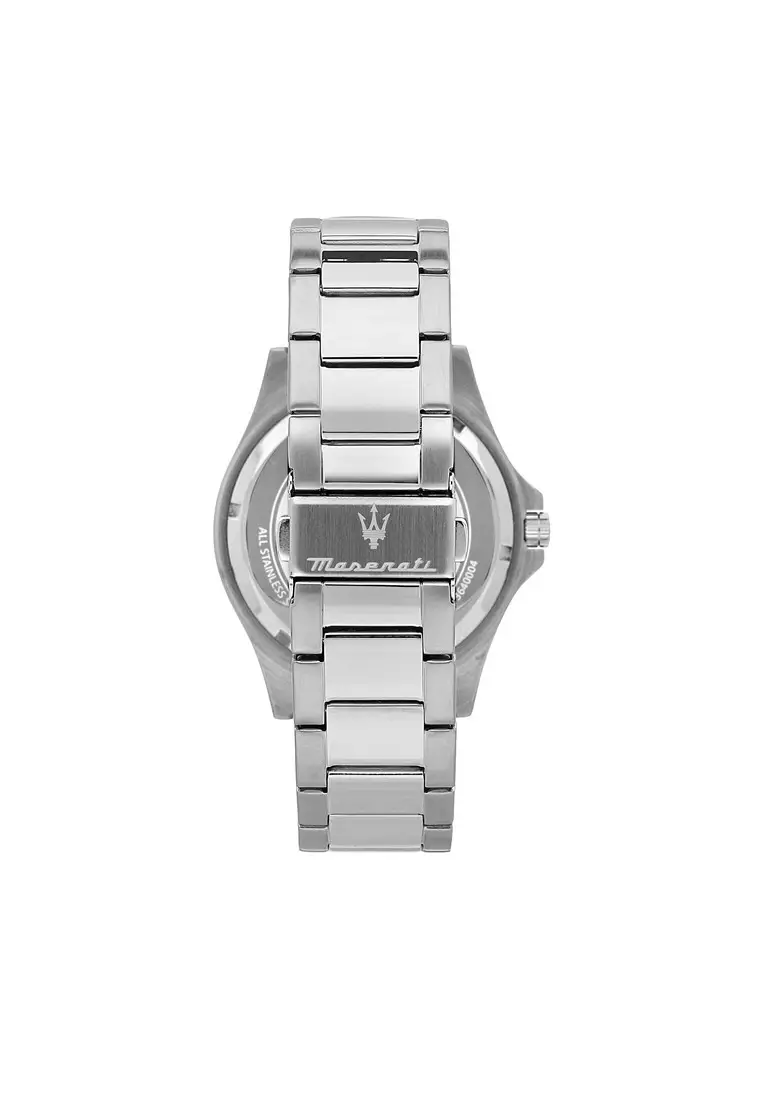 【2 Years Warranty】Maserati Sfida 44mm Blue Dial Men's Quartz Watch R8853140001 With Luminous Dial Hands