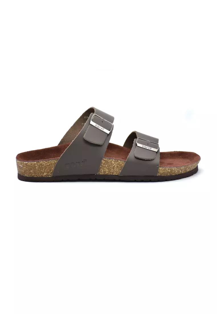 Carvil Sandal Pria Colorado-02 M Dark Brown