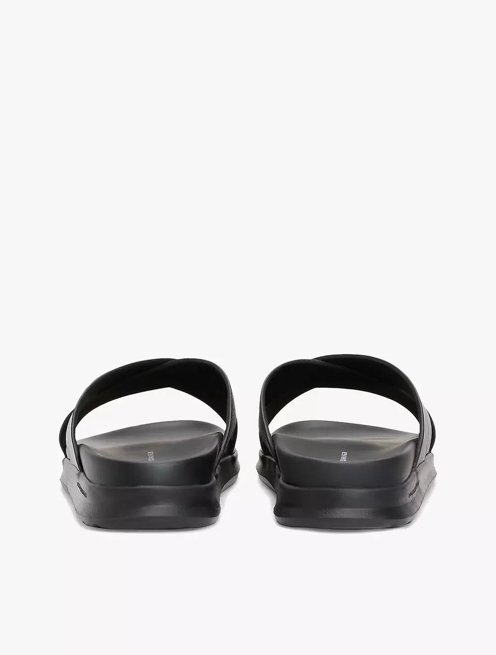 Tommy Hilfiger - Leather Cross-Strap Sandal - Black