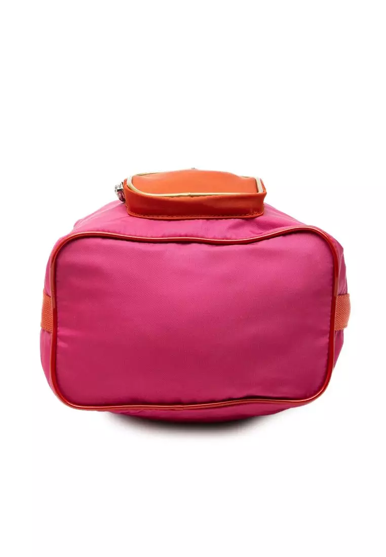 Pre-Loved Prada Mini Bicolor Tessuto Drawstring Bucket Bag