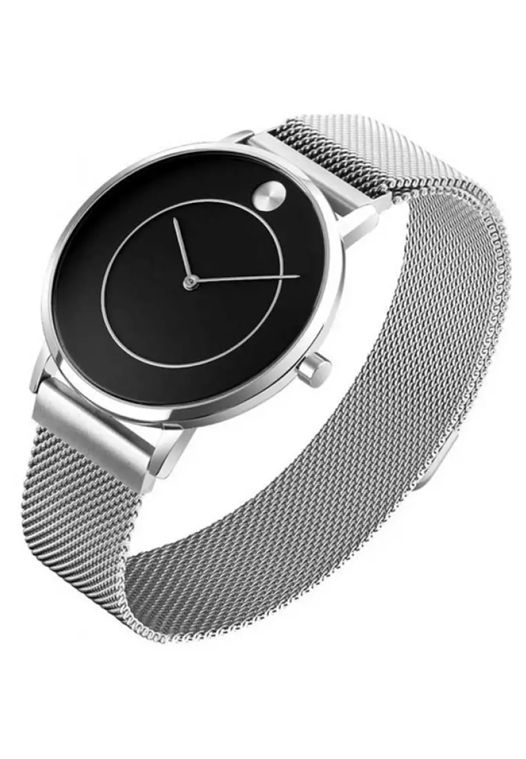 Jam Tangan Analog Pria Design Modis Elegan Waterproof Strap Tali Material Stainles Steel BN79 ORIGINAL