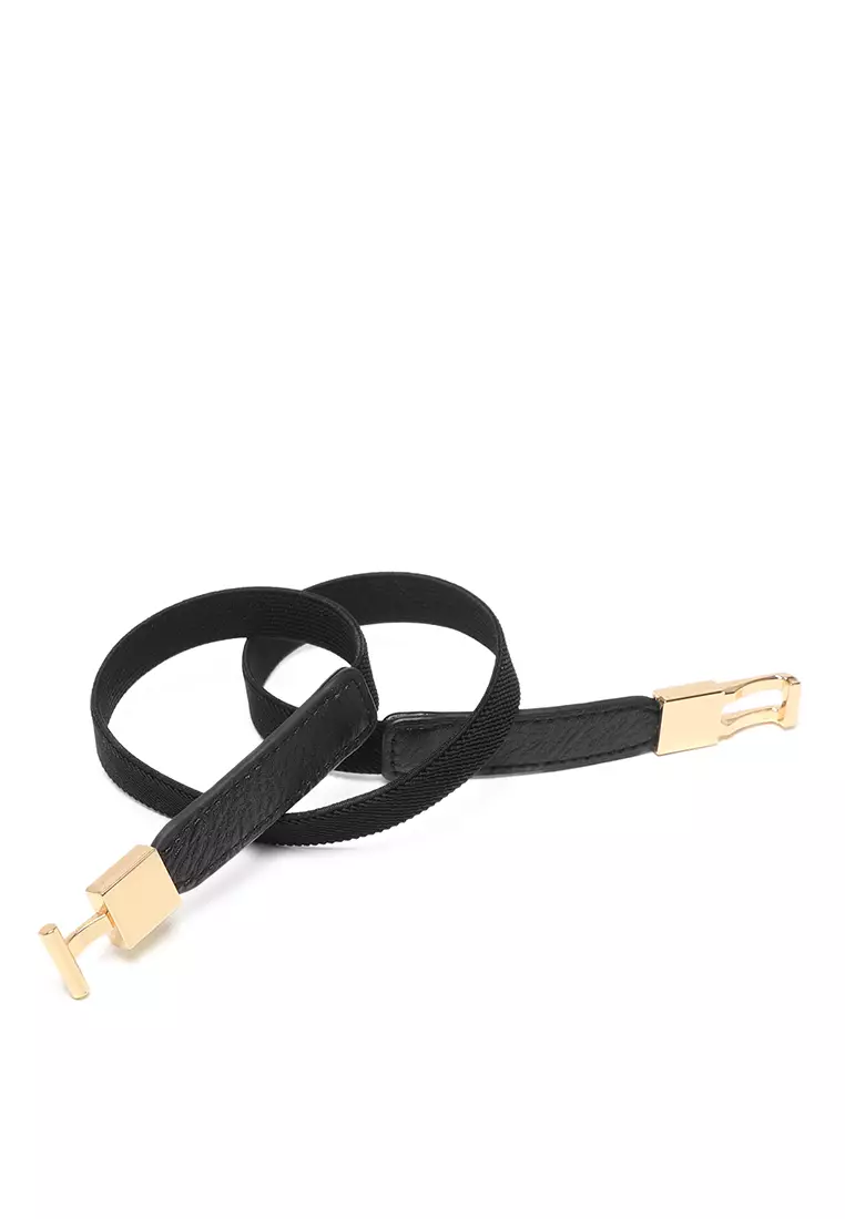 GYKACO AILEE Black - Ikat Pinggang Wanita - Fashion Belt / Sabuk (Import)