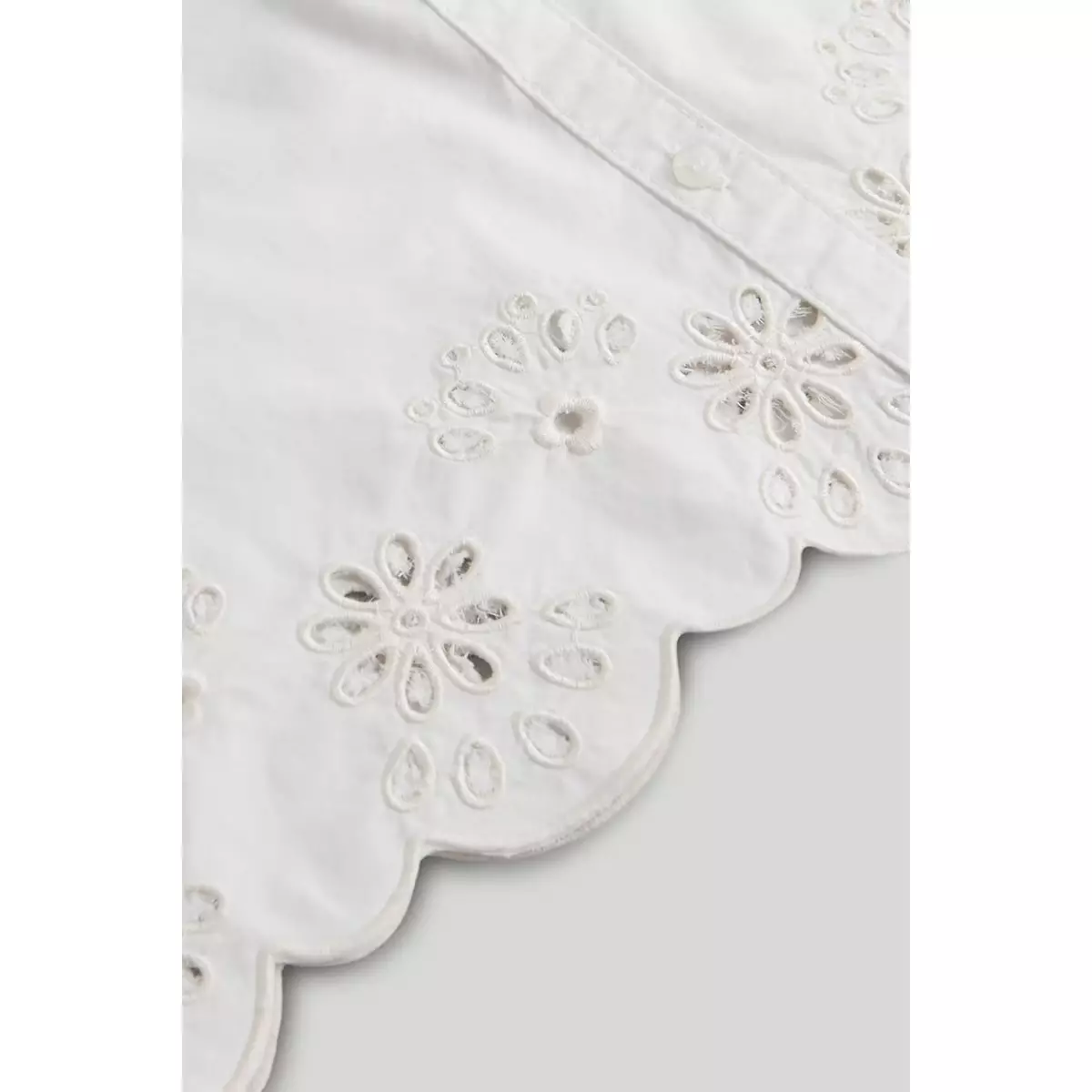 Mothercare White Broderie Blouse - Kaos Anak Perempuan (Putih)