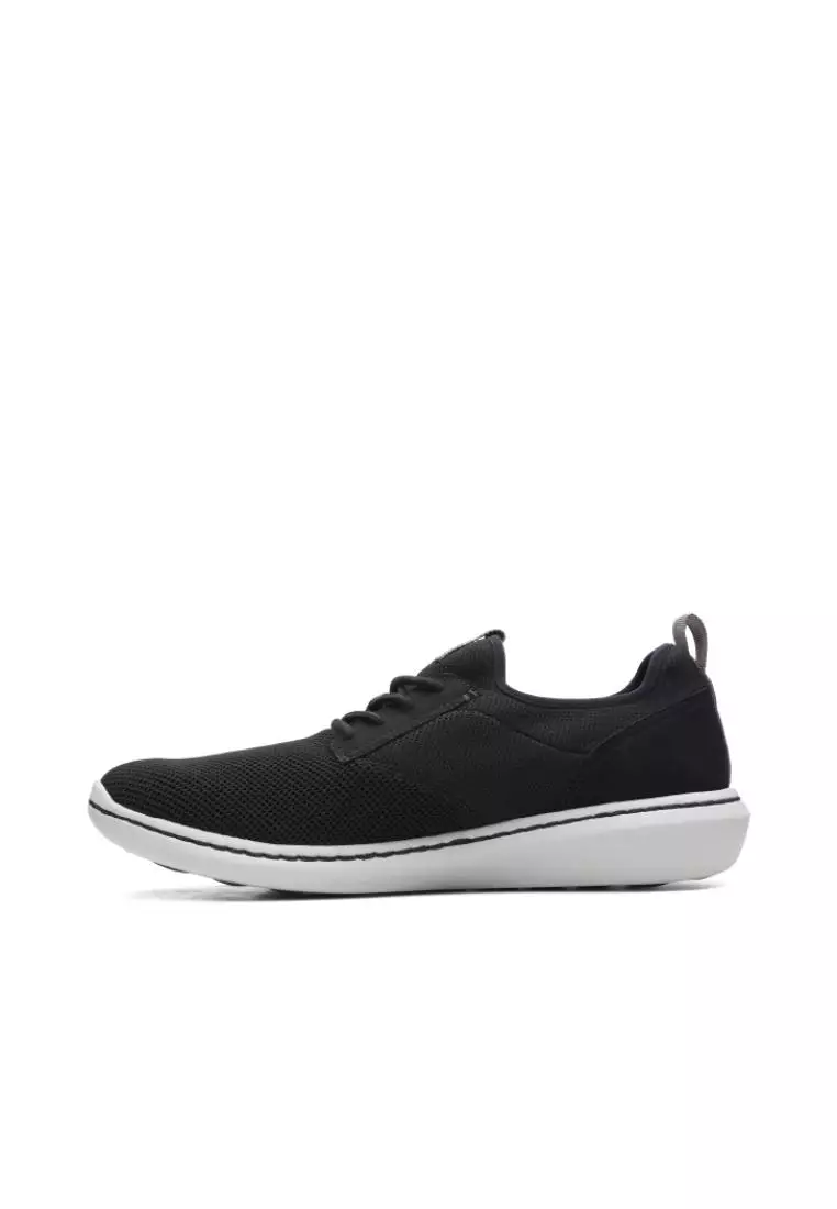 Buy Clarks Clarks Step Urban Low Black Textile Mens Casual 2024 Online ...