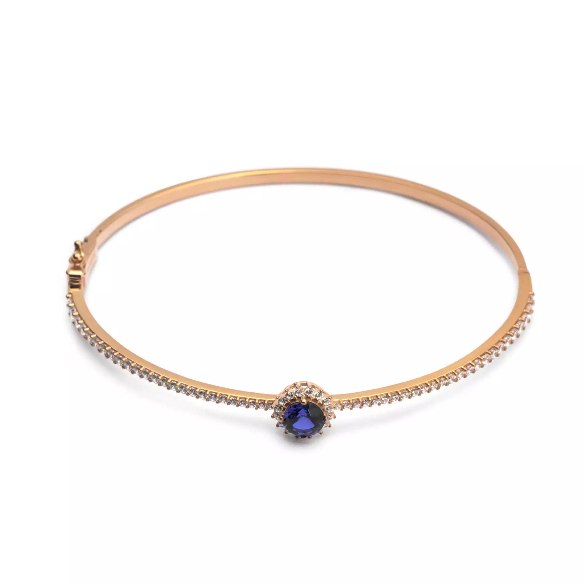 Gelang Emas 7k - Laina Gold Bangle - Moonveil Collection - Juene Jewelry