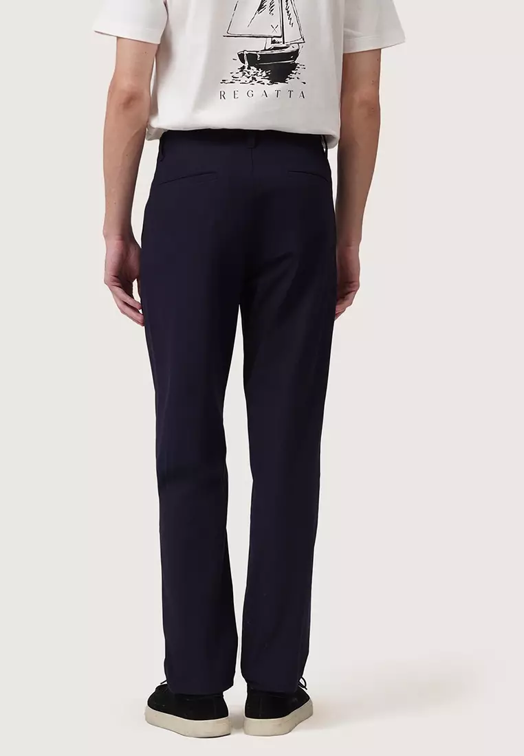 Regular Fit Gartered Chino Pants