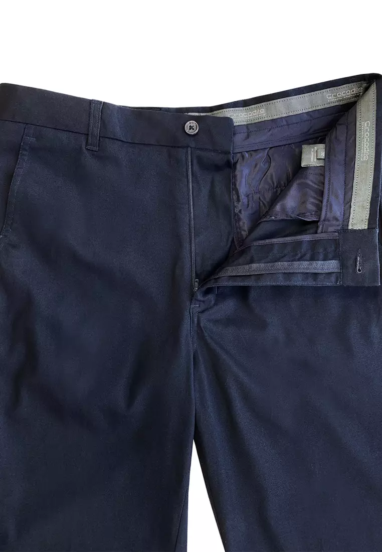 Crocodile Celana Panjang Katun Pria - Men Long Pants - Navy 49