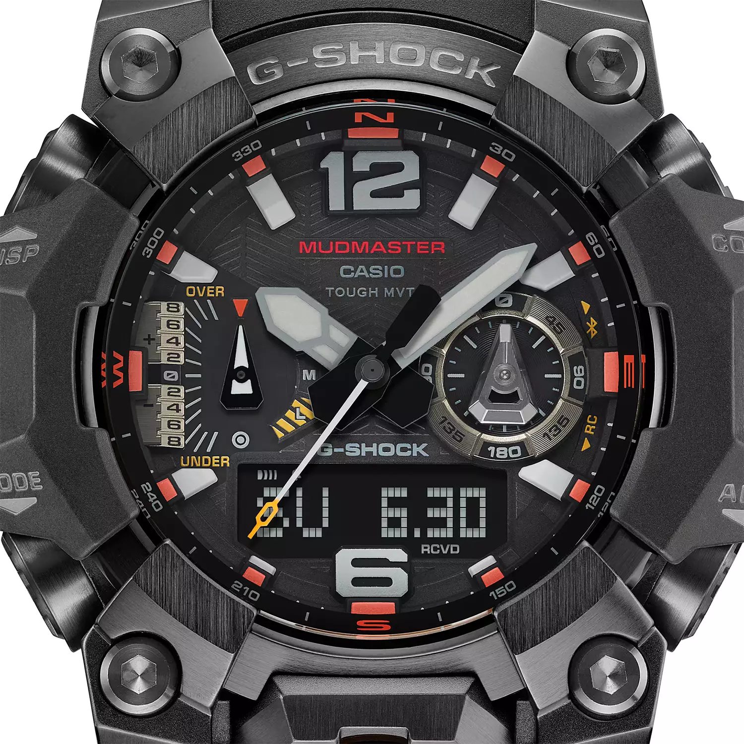 Casio G-shock MUDMASTER GWG-B1000EC-1A MASTER OF G-LAND Tough Solar - Jam Tangan Analog Digital Pria - Black Resin Band