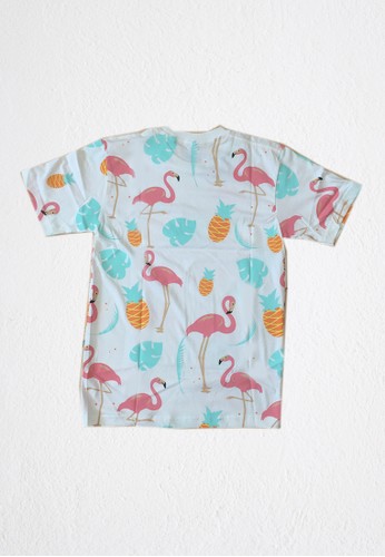 Jual Discreet Kidswear Discreet Kidswear Adult Pineapple Flaminggo White T Shirt Original Zalora Indonesia