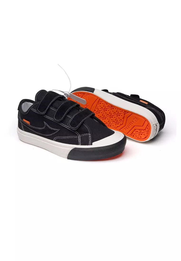Prayer kids Sepatu Sneakers Pria Wanita Ora VL Black Cream - Unisex
