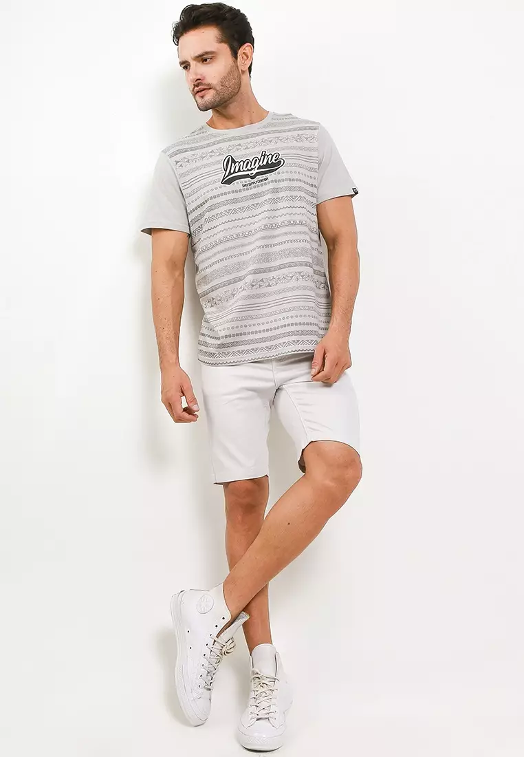 Sharks - Pattern Inspiration Tshirt - Grey [SGB107329422]