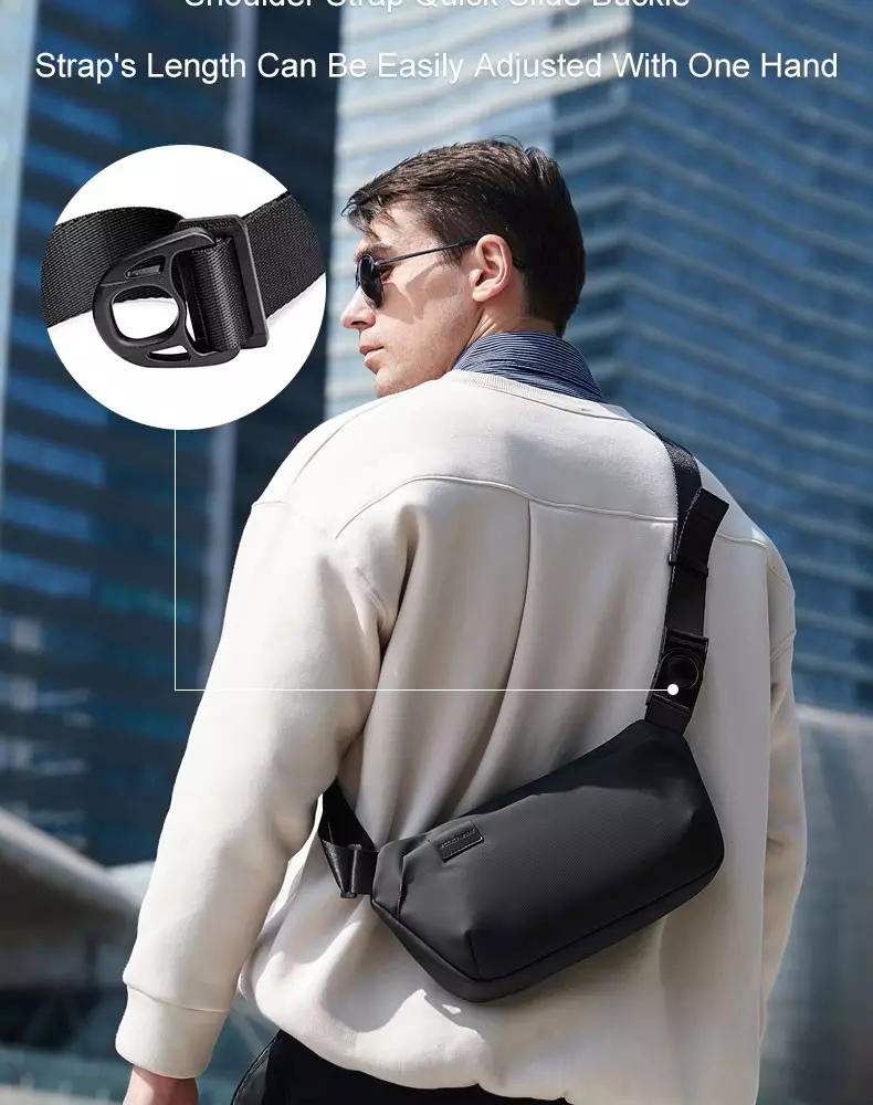 Arctic Hunter Y00569 Tas Selempang Pria Waist Bag Pria Sling Bag Pria BLACK