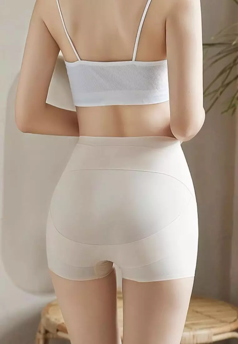 2 Pack Premium Power Tummy Tuck Butt Lifting Safety Shorts Panties in Nude and Black