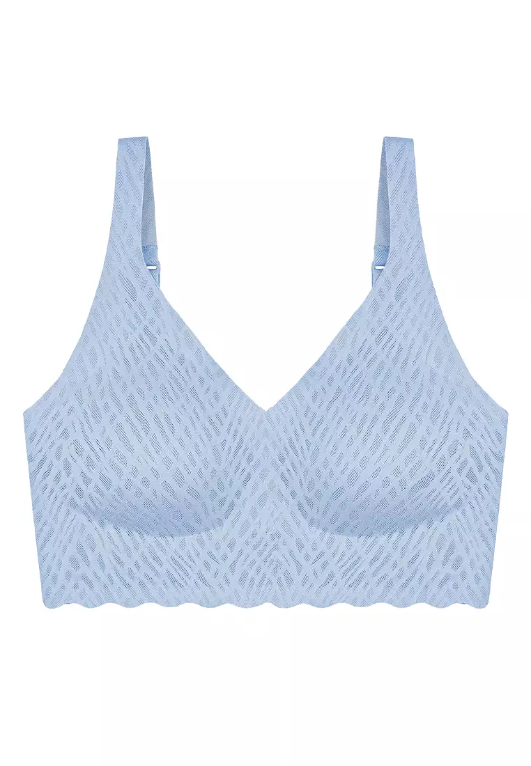 Sloggi Zero Feel Bliss Bralette for Women - Bluish Gray