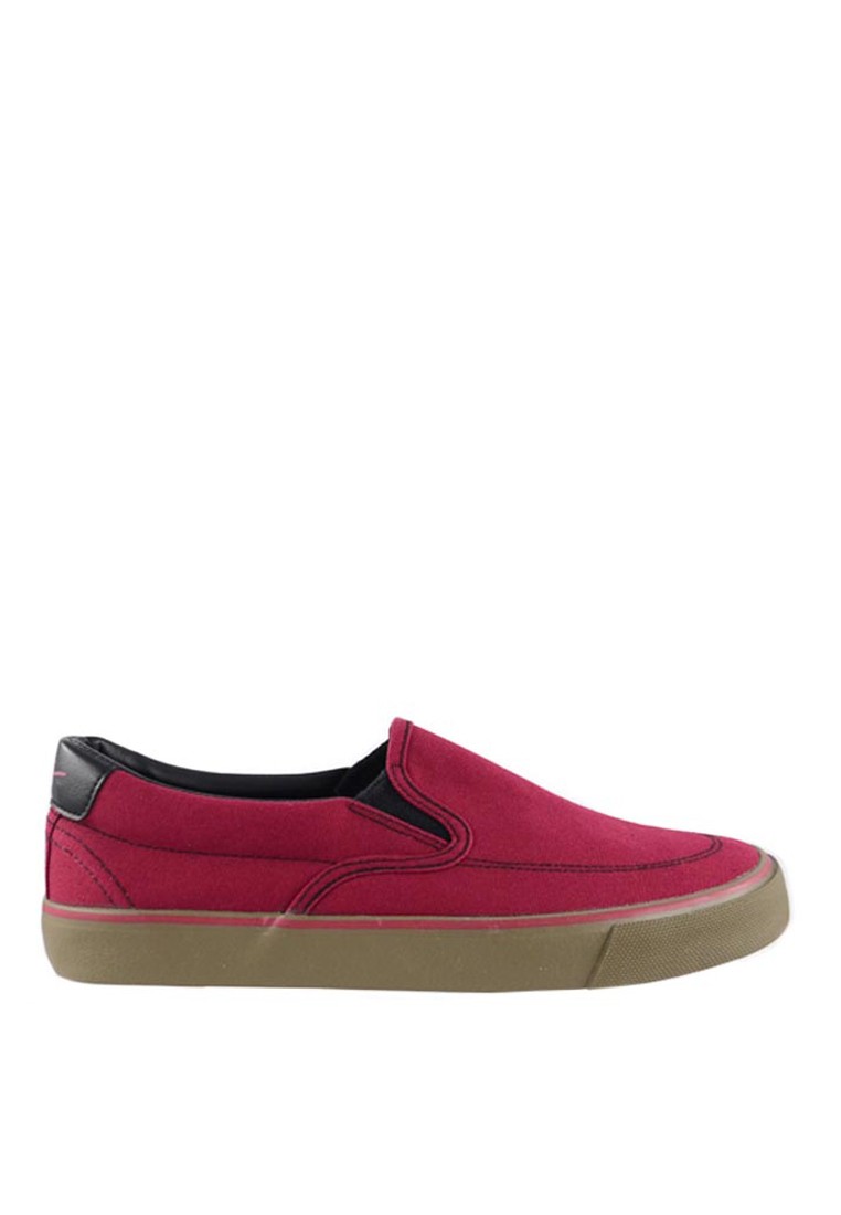 Pallas Jazz Casual Color Shoes Slip On 407-0330 Maroon