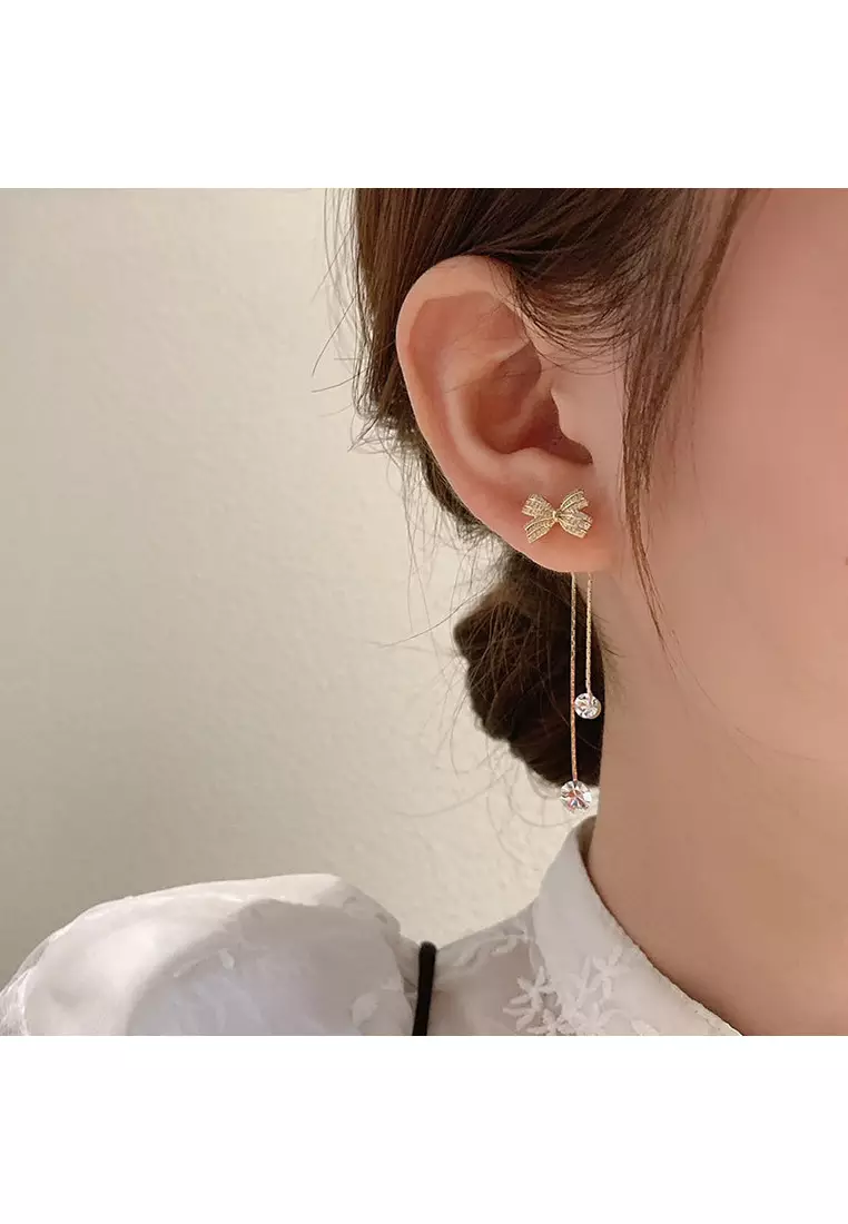 Women gold earrings clearance