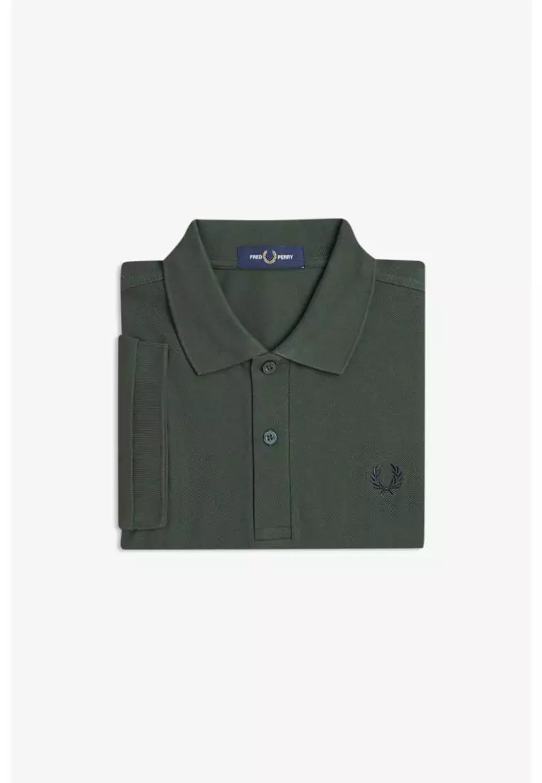 Fred Perry M6000 The Fred Perry Shirt (Court Green / Navy)