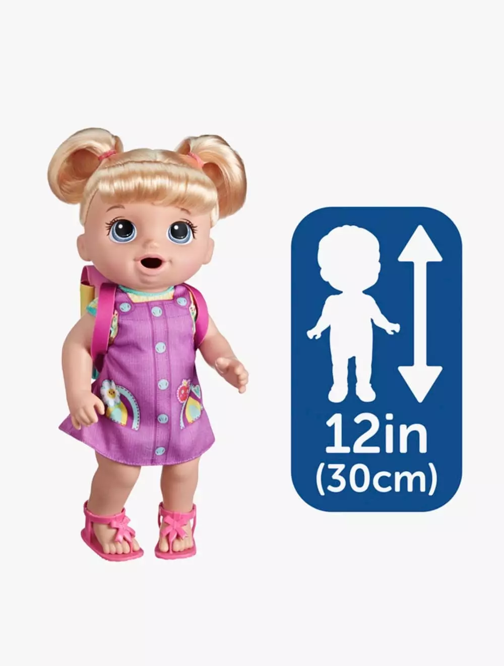 Baby Alive Time for School Baby Blonde Hair - BYAF8387