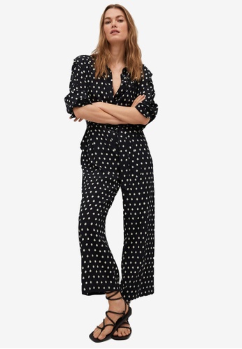 Buy Mango Polka Dot Print Jumpsuit Online Zalora Malaysia