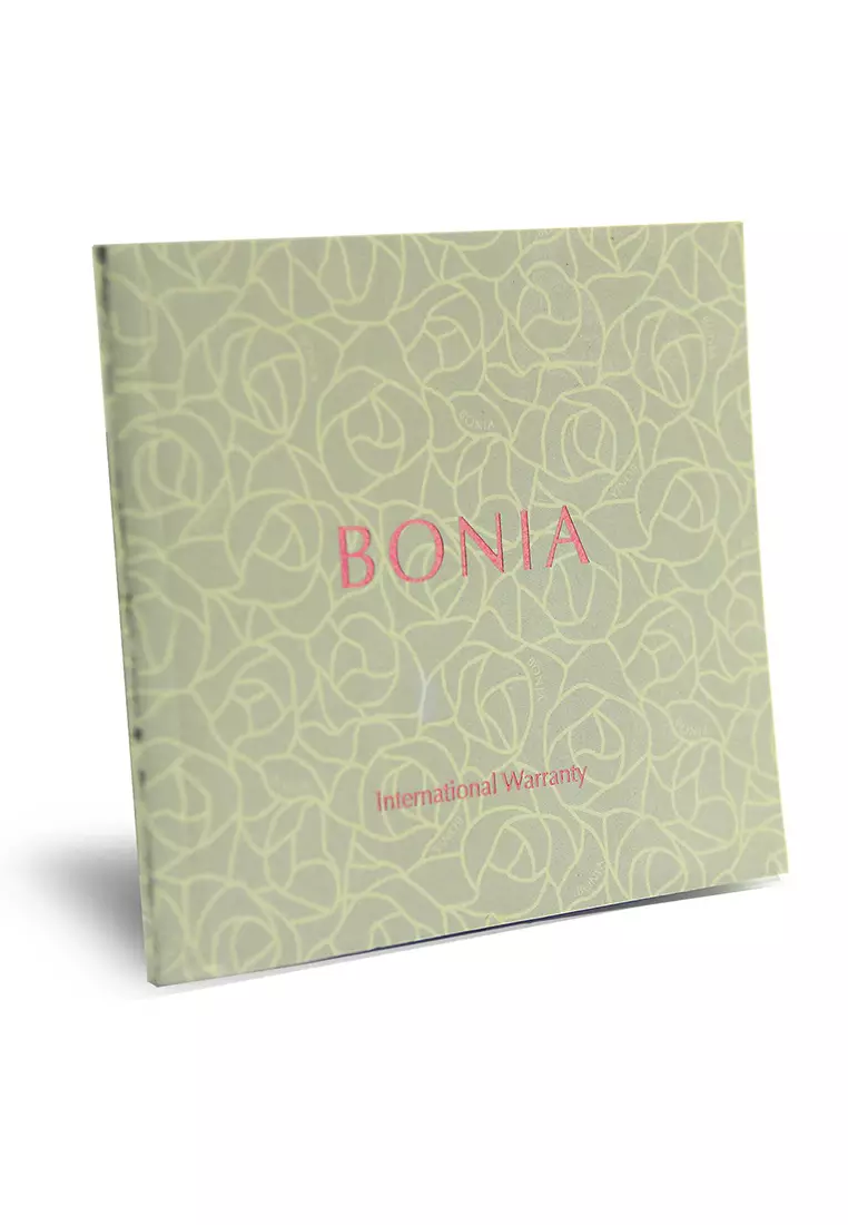 Bonia Rosso - Jam Tangan Wanita - Silver Rosegold - Stainless Steel Bracelet - BNR181-2633