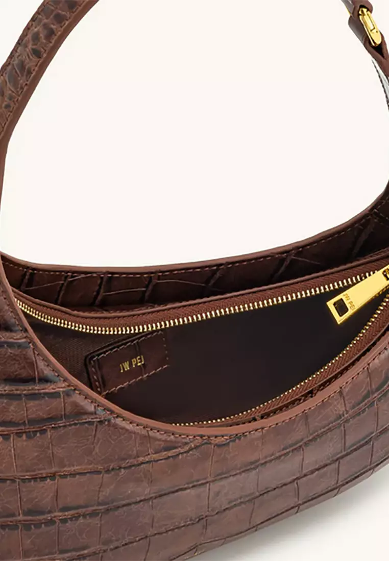 Harlee Shoulder Bag - Brown Croc
