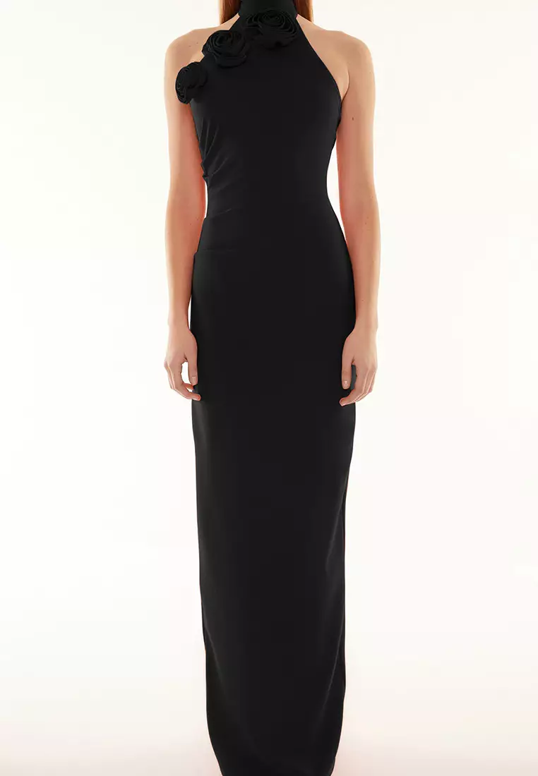 Slit Evening Dress
